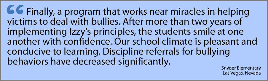 Multi-year success in a school using Bullies to Buddies.